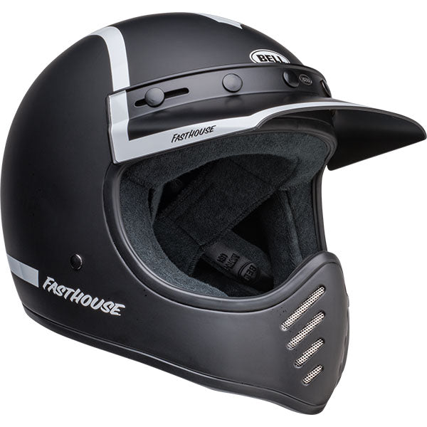 Bell Helmets Bell - Moto 3 Fasthouse Old Road Helmet off-road motocross helmet, front view, showing aerodynamic shell design, ventilation ports, and secure retention system built for rider comfort and protection. SKU 07152114.