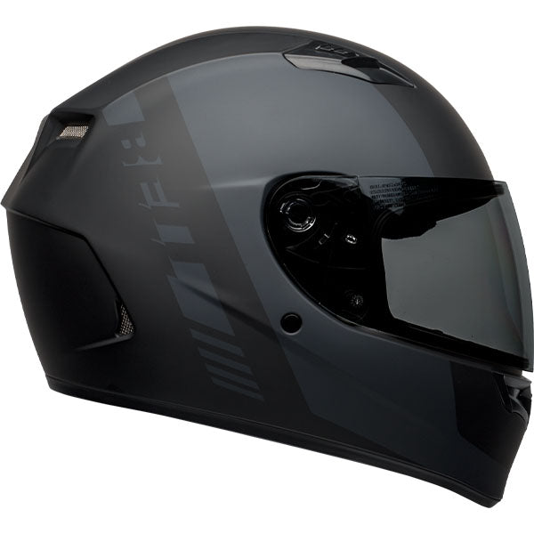Bell Helmets Bell - Qualifier Turnpike Helmet motorcycle helmet, showing aerodynamic shell design, ventilation ports, and secure retention system built for rider comfort and protection. SKU 07123734.