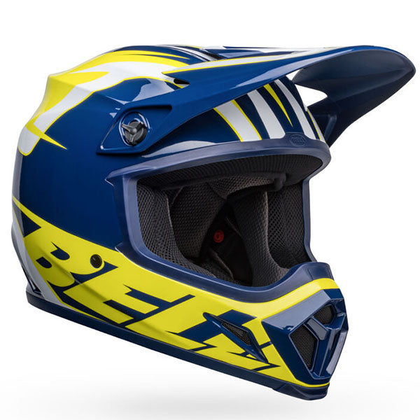 Bell Helmets Bell - MX-9 MIPS Spark Helmet off-road motocross helmet, front view, showing aerodynamic shell design, ventilation ports, and secure retention system built for rider comfort and protection. SKU 07150260.