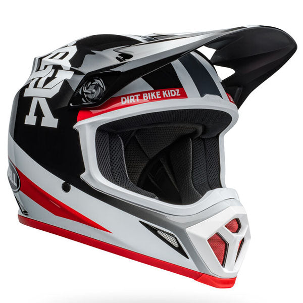 Bell Helmets Bell - MX-9 MIPS Twitch DBK 24 Helmet off-road motocross helmet, front view, showing aerodynamic shell design, ventilation ports, and secure retention system built for rider comfort and protection. SKU 07160342.