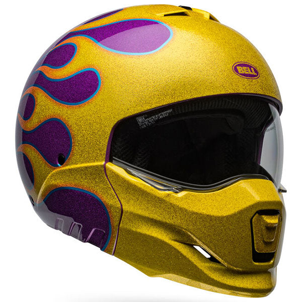 Bell Helmets Bell - Broozer Ignite Helmet motorcycle helmet, front view, showing aerodynamic shell design, ventilation ports, and secure retention system built for rider comfort and protection. SKU 07159426.