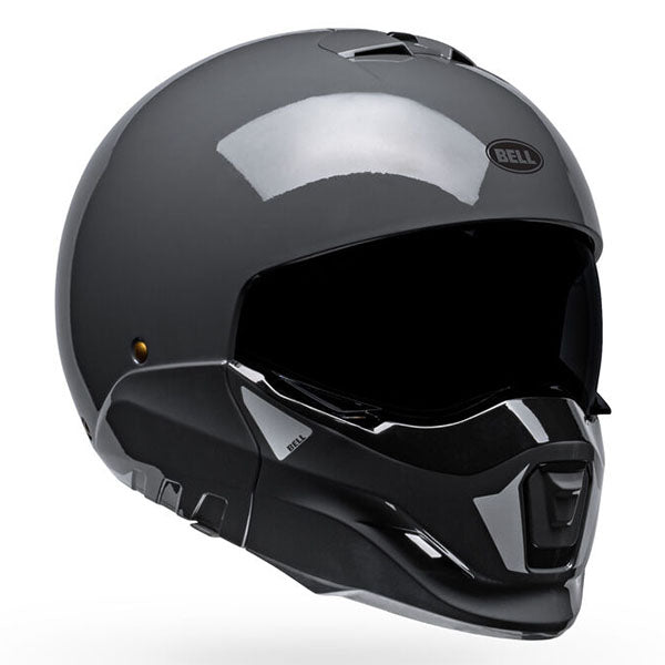 Bell Helmets Bell - Broozer Duplet Helmet motorcycle helmet, front view, showing aerodynamic shell design, ventilation ports, and secure retention system built for rider comfort and protection. SKU 07150184.