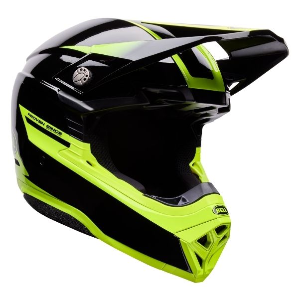 Image of Bell - Moto-10 Fade MIPS Helmet | SKU 71737 | Colors: Red, Black/Yellow, Blue | Sizes: XS to 2X | Available at BTO Sports
