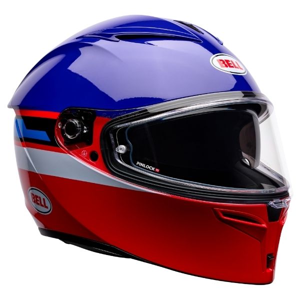 Image of Bell - Lithium Motion Helmet | SKU 71742 | Colors: Blue/Red, Gray/Green, White/Red | Sizes: XS to 3X | Available at BTO Sports