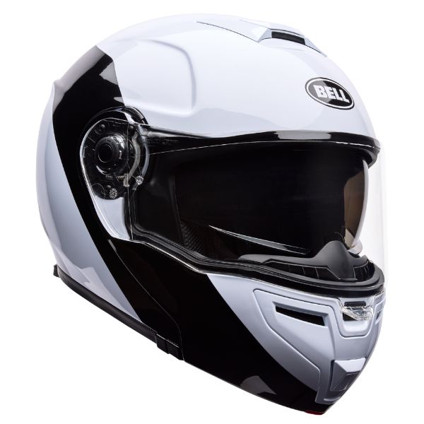 Image of Bell - SRT Modular Flow Helmet | SKU 71743 | Colors: White/Black | Sizes: XS to 3X | Available at BTO Sports
