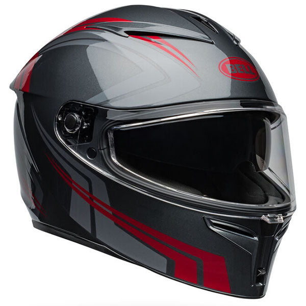 Bell Helmets Bell - Lithium Jetstream Helmet motorcycle helmet, front view, showing aerodynamic shell design, ventilation ports, and secure retention system built for rider comfort and protection. SKU 07160945.