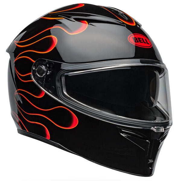 Bell Helmets Bell - Lithium Torch Helmet motorcycle helmet, front view, showing aerodynamic shell design, ventilation ports, and secure retention system built for rider comfort and protection. SKU 07160895.