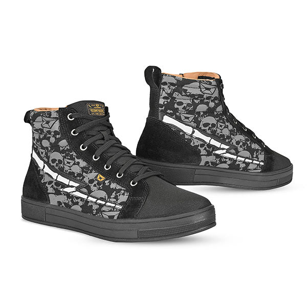 Cortech - Slayer Canvas Skulls Riding Shoes