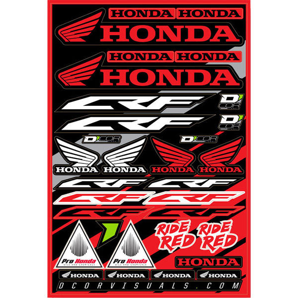 D'Cor Visuals - Honda Decal Sheet