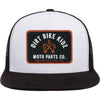studio product photo of Dirt Bike Kidz dirt bike kidz mp trucker 4fifty hat black in White/Black for dirt bike, motocross, off-road. SKU 325-00058
