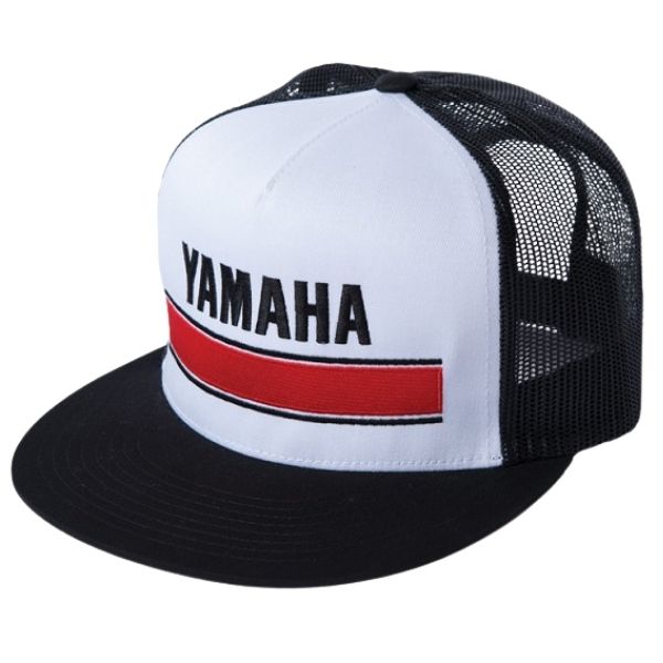 Professional studio photo of Factory Effex - Yamaha Vintage Snapback Hat; showing overall shape and visible design details; SKU 18-86300
