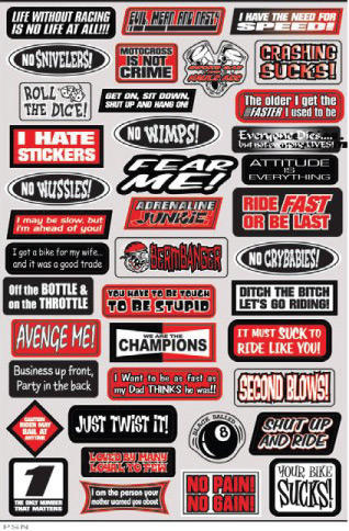 Factory Effex - Fun Phrases Sticker Sheet