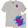 Studio photo on a white background of Factory Effex Yamaha Retro YZ T-shirt; showing tee fit, printed graphics, and crew neckline; SKU 28-872
