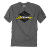 Clean studio shot of Factory Effex Suzuki Army T-Shirt (Youth); showing tee fit, printed graphics, and crew neckline; SKU 22-834; Colors: Charcoal