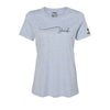 High-resolution studio image of Factory Effex Yamaha Signature T-Shirt (Womens); showing tee fit, printed graphics, and crew neckline; SKU 27-872