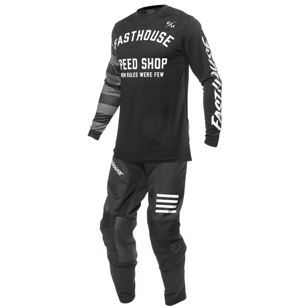 Fasthouse Carbon Eternal Grindhouse Knox Jersey, Pant Combo in Black