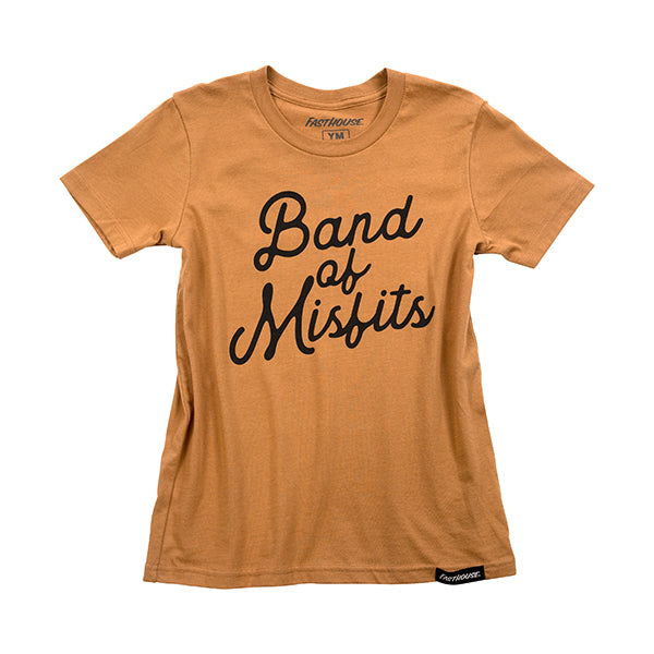 Studio photo on a white background of Fasthouse Revival Tee (Girls); showing long-sleeve cut, printed graphics, and crew neckline; SKU 32164960
