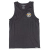 Professional studio photo of Fasthouse Renown Tank; showing sleeveless cut, hem shape, and printed or woven branding; SKU 32116950; Colors: Black