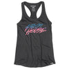 Clean studio shot of Fasthouse Sound Check Tank (Womens); showing sleeveless cut, hem shape, and printed or woven branding; SKU 32117105; Colors: Black