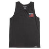 Studio photo on a white background of Fasthouse Liberty Tank; showing sleeveless cut, hem shape, and printed or woven branding; SKU 32116250