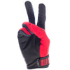 Product image of Fasthouse 0345 Carbon Eternal Glove Red 2 motocross gloves showing fit, construction, and colorway | Available at BTO Sports