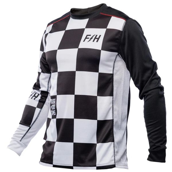Studio photo on a white background of Fasthouse - Sanguaro Gibson Jersey; showing fabric texture, panel layout, and graphics; SKU 3931809704; Sizes: S-3XL