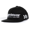 Fasthouse Clear Cut Hat in Black, front view