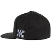 Fasthouse Clear Cut Hat in Black, side view
