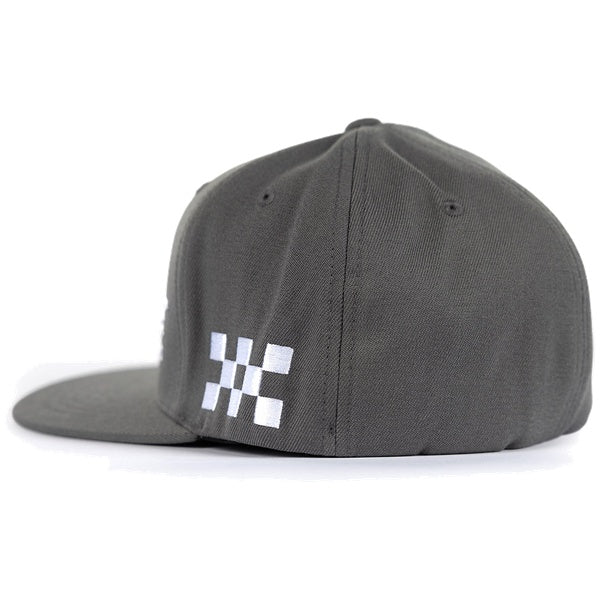 Fasthouse Clear Cut Hat in Gray, side view