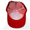Fasthouse Heroes Hat in Red, rear and closure detail
