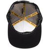 Fasthouse Heroes Oversized Hat in Black, rear and closure detail