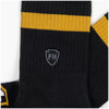 Fasthouse Heroes Crew Socks in Vintage Black, back view