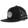 Fasthouse Squall Youth 110 Hat in Black, front view