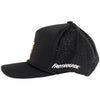 Fasthouse Pillar 110 Hat in Black, rear view
