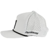 Fasthouse Pillar 110 Hat in Light Gray, rear view