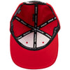Fasthouse Vault 110 Hat in Red, rear and closure detail
