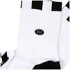 Fasthouse Vault Crew Socks in White/Black, back view