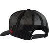 Fasthouse Strut Hat in Tan/Black, rear and closure detail
