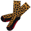 Fasthouse Strut Crew Socks in Tan/Black, front view