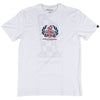 Fasthouse Heroes Tee in White, front view