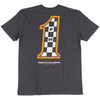 Fasthouse Heroes Tee in Graphite Black, back view