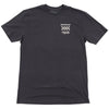 Fasthouse All Out Tee in Graphite Black, front view