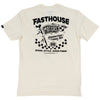 Fasthouse All Out Tee in Natural, back view