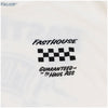 Fasthouse All Out Tee in Natural, back graphic detail