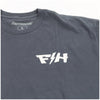 Fasthouse Pillar Youth Tee in Indigo, back graphic detail