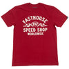 Fasthouse Vault Tee in Red, front view
