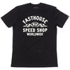 Fasthouse Vault Tee in Black, front view