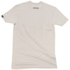 Fasthouse Vault Youth Tee in Light Gray, back view