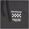 Fasthouse All Out Hooded Pullover in Vintage Black, graphic detail