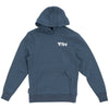 Fasthouse Pillar Youth Hooded Pullover in Indigo, front view